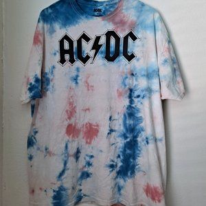NWOT ACDC tie dye short sleeve tee - Plus size